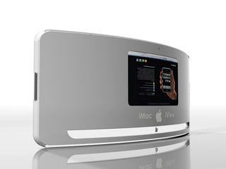 Illustration for article titled iView Concept Gives iMac a Curvaceous Bod and Second Screen on Backside